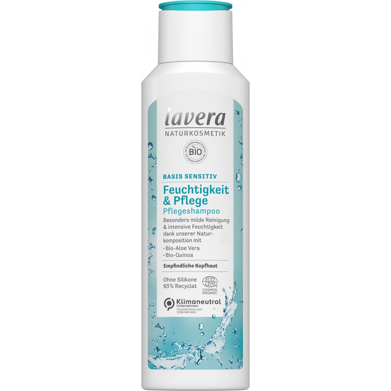Lavera Pflegeshampoo basis sensitiv Feuchtigkeit & Pflege 250 ml