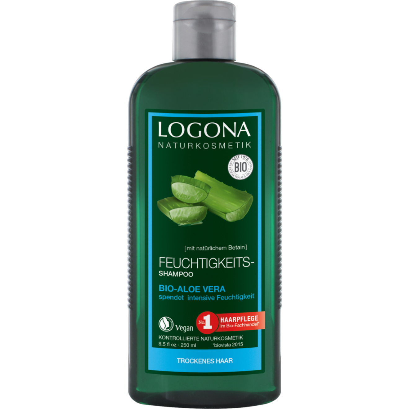250 Logona ml BIO-Aloe-Vera Feuchtigkeits-Shampoo